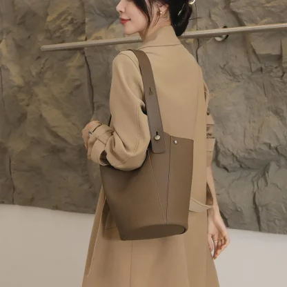 Stylish Compact Bucket Bag