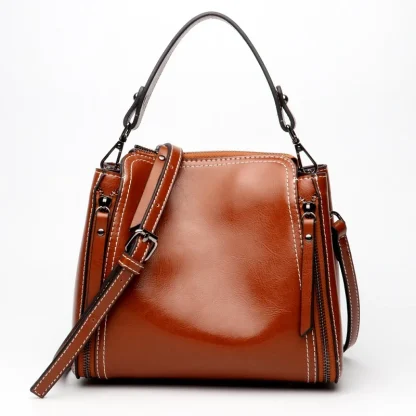 Sleek Glamour Bucket Bag - Image 5