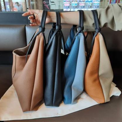 Soft Shoulder Bucket Bag - Image 6