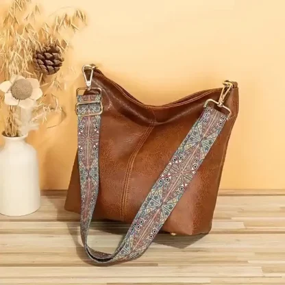 Vintage Style Bucket Bag