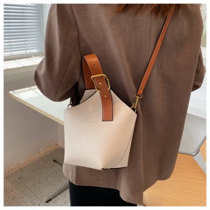 Chic Belt Bucket Bag - Image 5