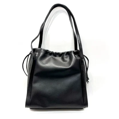 Black Elegance Bucket Bag - Image 6