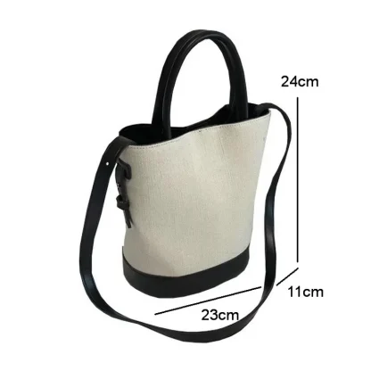 Classic Tote Bucket Bag - Image 7