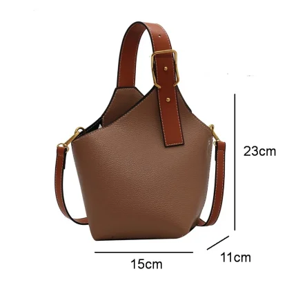 Chic Belt Bucket Bag - Image 7