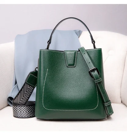 Elegant Spacious Bucket Bag - Image 4