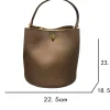 Solid Spacious Bucket Bag - Image 7