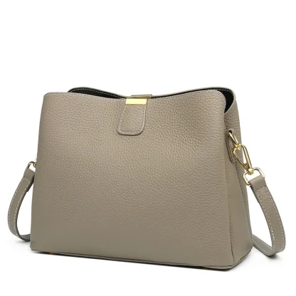 Trendy Messenger Bucket Bag - Image 7