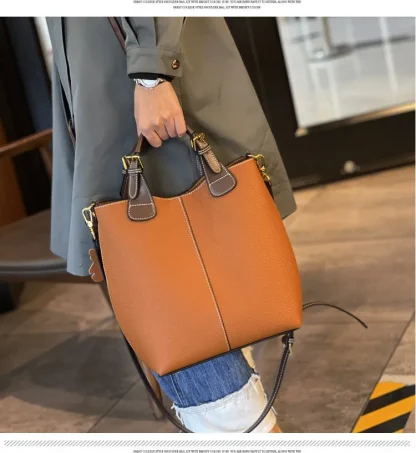 Trendy Chic Bucket Bag - Image 7