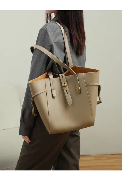 Large Tote Bucket Bag - Image 6