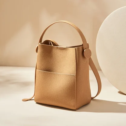 Simple Soft Bucket Bag - Image 5