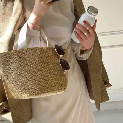 Beach Chic Bucket Bag - Image 3