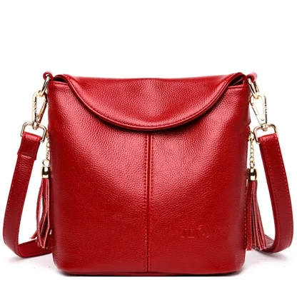 Flap Crossbody Bucket Bag