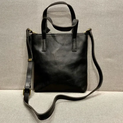 Classic Black Bucket Bag