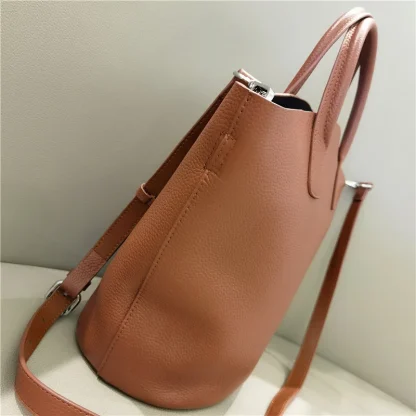 Simple Tote Bucket Bag - Image 2