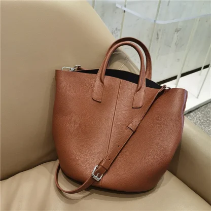 Simple Tote Bucket Bag